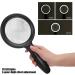 Portable 5X 10X Handheld Handheld Handheld Reading Magnifier for Reading LED for ES Repair Observation Full of Stars - Buy Online on GoSupps.com