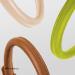 Collardirect Handmade Round Leather Dog Collar - Soft Padded Real Leather for Small to Large Pets - Available in Black Pink Red Purple Blue and Green (18-20 cm) - Buy Online on GoSupps.com