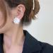 YienDoo Large White Flower Earrings | Vintage Floral Petal Studs for Weddings & Proms - Buy Online on GoSupps.com