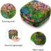 Floral Abstract Sanitary Napkin Storage Bag | Menstrual Cup Pouch | Nursing Pad Holder | Period Bag for Women & Girls - Multi-colored - Buy Online on GoSupps.com