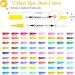 Caliart Markers for Adult Coloring  72 Dual Tip Brush Pen Art Markers  Water Based Numbered (Fine & Brush Tip)  Lettering Drawing Sketching Journaling Art Markers for Office School Teacher Supplies - Buy Online on GoSupps.com