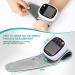 Wrist Blood Pressure Monitor | Rechargeable BP Machine with Memory & Voice Broadcast | Adjustable 57.7in Circumference | Large LCD | Home Use | Black+White - Buy Online on GoSupps.com