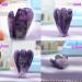 Buy Enixwh Amethyst Angel Figure | 1.5in Healing Gemstone Statue | Perfect Desk Decoration & Lucky Charm - Buy Online on GoSupps.com