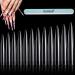 180 Pieces Extra Long Nails Tips Stiletto False Nails Sharp 12 Sizes Artificial Nails Tips with Nail Files for DIY Fake Nail Manicure Nail Salon Teaching Practice and Performances (Clear)