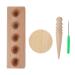 Moxa Cake Roll Maker Mold Tool Multi Piece DIY Moxa Tower for Waist Neck Knee Joint