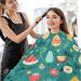 Waterproof Barber Cape - Fruit Pattern & Cheetah Haircut Bib for Men | Unisex Hair Cutting Cape | Durable & Stylish - Buy Online on GoSupps.com