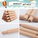 25 Pcs Kids Mini Wooden Rolling Pins for Baking - Bulk Mini Rolling Pin Set - Buy Online on GoSupps.com