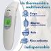 Abbicare Multifunctional Ear Thermometer | Fast & Precise 1-Second Contactless | Ideal for Babies | Professional Infrared Thermometer for Home Use - Buy Online on GoSupps.com