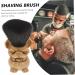 haircut neck duster neck duster barber men beard brush soft bristles beard brush nylon resin 13.50X7.00X7.00CM As Shown - Buy Online on GoSupps.com