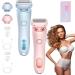 Dusk Razor for Women Dusk Glide Pro 3.0 2 in 1 Electric Shaver Razors for Women The Glide Pro 3.0 Razor Dusk Dusk Official Razor Dusk Glide Pro 3.0 Shaver (Pink+Blue)