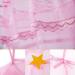 Twinkle Star Kids Netting Princess Bed Canopy 3 Layers Lace Ruffle Dome for Baby  Girls (Pink) - Buy Online on GoSupps.com