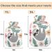 NAANLE Cartoon Sloth Hot Water Bottle - 1L Transparent with Warm & Cold Therapy for Bed Hand & Feet Pain Relief - Buy Online on GoSupps.com