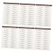 FOMIYES 12 Pcs Eyebrow Stickers Black Stickers Grooming Shaping Eyebrow Sticker Eyebrow Transfer Stickers 6d 1 count (Pack of 1) Brownx2pcs