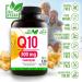 Coenzyme Q10 300mg High-Dose Vegan Capsules - 120 Bioactive Vegetarian Capsules with B3 Biotin & Selenium - Lab Tested for Quality - Buy Online on GoSupps.com