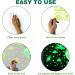 1503pcs Green Glow in The Dark Stars Wall Stickers | Realistic 3D Luminous Stars for Ceiling and Walls | DIY Adhesive Stickers for Baby Bedroom Decoration - Buy Online on GoSupps.com