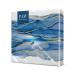 PAW - napkins 3 -layer (33 x 33 cm) I 20 pieces I Perfect for communion wedding confirmation and celebrations I paper napkins colorful with decorations I Special occasions ornaments luxury I Watercolor Waves