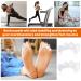 2 Pairs Soft Silicone Toe Separators for Men and Women - Toe Spacers for Crooked Toes, Hammertoes, Bunions - Foot Strengthening and Balance Tools - Buy Online on GoSupps.com