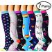 7 Pairs Compression Socks for Men & Women - Ideal for Running Sports Travel & Nurses - S-M Compression Stockings - Buy Online on GoSupps.com