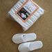 Chochili 5 Pairs Fabric Disposable Hotel Slippers for Airbnb Spa - Fits up to Men Size 10 & Women Size 11 - White - Buy Online on GoSupps.com