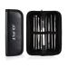 JOLIFILE Pimple Popper Tool 9PCs Spot Popper Comedone Blackhead Remover Kits with Curved Tweezers and Pimple Popper Spot Remover for Facial Skin 9 Count (Pack of 1)