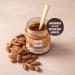Naturally Pam Crunchy Nut Butter | Organic Almond Peanut Puree with Caramelized Almonds - 6 x 200g | Buy Internationally - Buy Online on GoSupps.com
