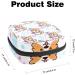 Stylish Menstruation Pad Bag with Zipper - Cute Welsh Corgi Design for Women & Girls | Perfect Tampon & Napkin Storage - Buy Online on GoSupps.com