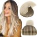 LAAVOO TAPE in real hair Extensions Balayage Blond 30cm Tape Extensions smooth light brown ombre platinum blond #8/59 20PCS Remy tape in hair extension Double SIDED invisible 30g 35.56 cm tape-2/22/24