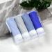 Gemice 3oz Travel Bottles - TSA Approved, BPA Free, Leak Proof - 4 Pack Blue Travel Size Containers with Clear Toiletry Bag - Buy Online on GoSupps.com