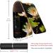 Leather Lipstick Case Organizer with Mirror - Mini Flower Water Lily Lip Gloss Holder - Buy Online on GoSupps.com