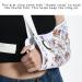 Fotgok Soft Foam Arm Sling with Waist Belt - Shoulder Immobilizer for Women | Strong Support Brace for Shoulder Injury - Breathable Peony Design - Buy Online on GoSupps.com