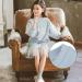 Shanrya Girls Dress - Safe Skin-Friendly Letter Print Everyday Clothing for Parties & School Activities (Light Blue 150cm) - Buy Online on GoSupps.com