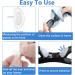 24 Pairs Anti-Slip Silicone Nose Pads for Glasses - Transparent D Shape Stick-On Adhesive Nose Pads for Eyeglasses and Sunglasses - 15 x 6 x 1.5 mm - Buy Online on GoSupps.com