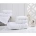 Qute Home 4-Piece Turkish Cotton Washcloths Set - Premium Quality, Quick Dry & Soft Towels for Bathroom - Absorbent Towel Set with 4 Wash Cloths (White) - Buy Online on GoSupps.com