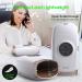 Runelk Cordless Hand Massager with Heat and Air Compression - 6 Massage Modes for Arthritis and Carpal Tunnel - Pain Relief and Acupressure Therapy - White - Buy Online on GoSupps.com