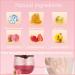 TIRDET 1 PCS Bee Lip Balm Honey Pot, Exfoliating Peach Sleeping Lip Mask Overnight with Sticks, Prevention Dry Hydrating and Crack Scrubs - Buy Online on GoSupps.com