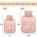 Naanle Hot Water Bottle - Paisley Floral Transparent Heating Solution for Back Pain Relief & Cold Therapy (1L) - Buy Online on GoSupps.com