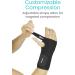 Vive Wrist Brace for Carpal Tunnel & Sports Injuries - Ergonomic Compression Wrap for Men & Women - Removable Splint (Right Black - Buy Online on GoSupps.com