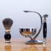 Premium Shaving Kit for Men - Double Edge Safety Razor Badger Hair Brush Blades & Stand - Ultimate Men's Grooming Tool Set - Buy Online on GoSupps.com