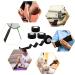 BQTQ 40 Rolls Cohesive Bandage Self Adherent Wrap Tape | 1 Inch x 5 Yards Stretch Bandage Wrap | Ideal for Ankle Sprains, Swelling | Black | Pack of 40 - Buy Online on GoSupps.com