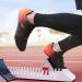 Professional Track and Field Spikes Shoes - Lightweight Racing Sneakers for Men, Women, and Kids in Black Orange - Perfect for Sprinting, Running, High Jump - Size 8.5 Women/7 Men - Buy Online on GoSupps.com