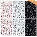 6 Sheets 3D Flower Nail Art Stickers - Self-Adhesive Leaf & Floral Designs for DIY Manicure - Red White Black Nail Decals for Women - Buy Online on GoSupps.com
