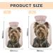 Yorkshire Terrier Hot Water Bottle with Soft Cover - 2L Heating Pad for Winter Comfort | Ideal for Bed Hand Neck & Shoulders - Buy Online on GoSupps.com
