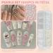 EARLMONI 7200 Pieces Rhinestones Nails Glitter Stones Colourful Rhinestones Nails Stones AB Pearls Diamonds with Tweezers and Pen Suitable for Nail DIY Design Nail Jewellery - Buy Online on GoSupps.com