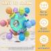 QXNDXQ Baby Teether Ball | Soft Silicone Dental Aid & Montessori Bitering Toy for Babies 0-12 Months - International Shipping Available - Buy Online on GoSupps.com