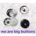 JOSDIOX Large Snap Fastener Buttons 12 Sets - Silver/Black - for Sewing Clothing - 25mm Size - Buy Online on GoSupps.com