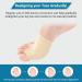 360 RELIEF Silicone Bunion Corrector with Gel Pads - Big Toe Separator for Hallux Valgus Pain Relief | 1x Pair Beige Small - Scientific Bunion Correction - Buy Online on GoSupps.com