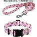 Mihqy Adjustable Dog Collar - Soft Comfort Design with Bohemian Flowers for Small Medium & Large Dogs | XS Size (20-30 cm Neck) - Buy Online on GoSupps.com