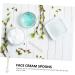 minkissy 6pcs Electroplating Cream Spoon Facial Cream Scoop Cosmetics Sub Package Scoops Cosmetic Mixing Spoon Mini Lotion Make up Kit Facial Spatula Facial Cream Scoop Tool Spoon 1 count (Pack of 1) Silver - Buy Online on GoSupps.com