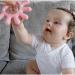 Buy Silicone Teething Bite Ring for Babies - 2-Pack | Toddler Teeth Relief | Perfect Shower Gifts - Green & Pink - Buy Online on GoSupps.com