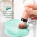 Norate Silicone Makeup Brush Cleaner Mat - Cleanser for Brushes & Tools | Stocking Stuffer for Women - Green - Buy Online on GoSupps.com